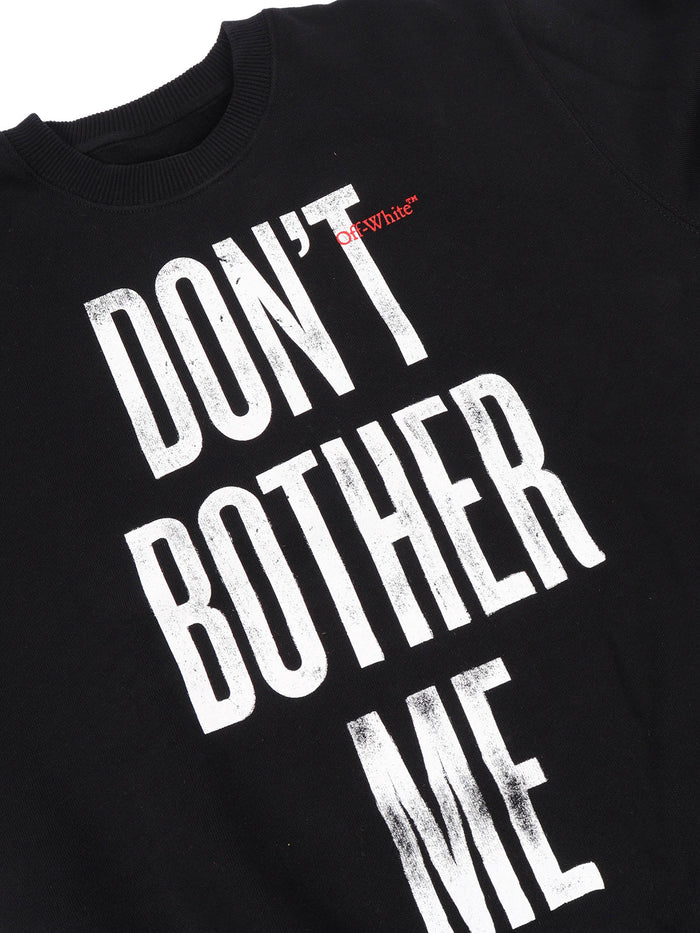 Quote Crewneck Black - Red Sweatshirt