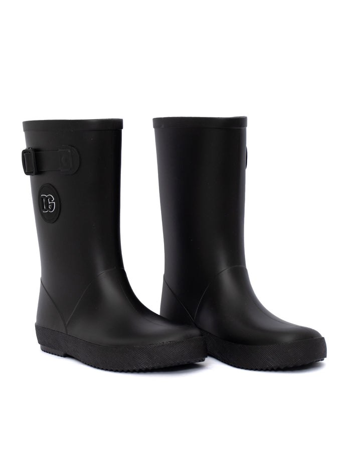Low Boots Black Pvc Lining Booties