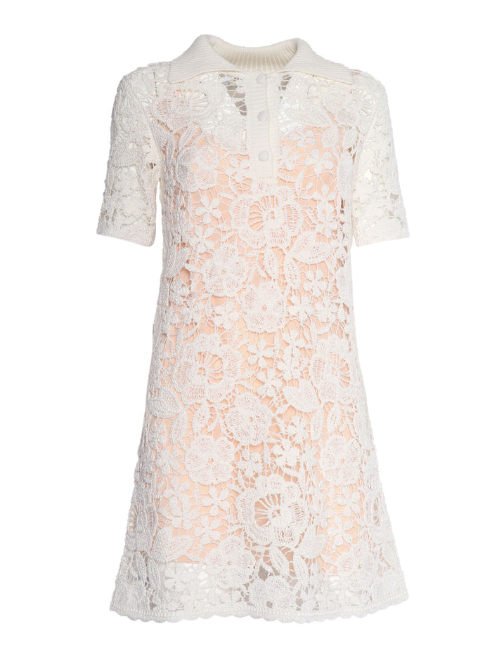 DRESS White Cotton Long