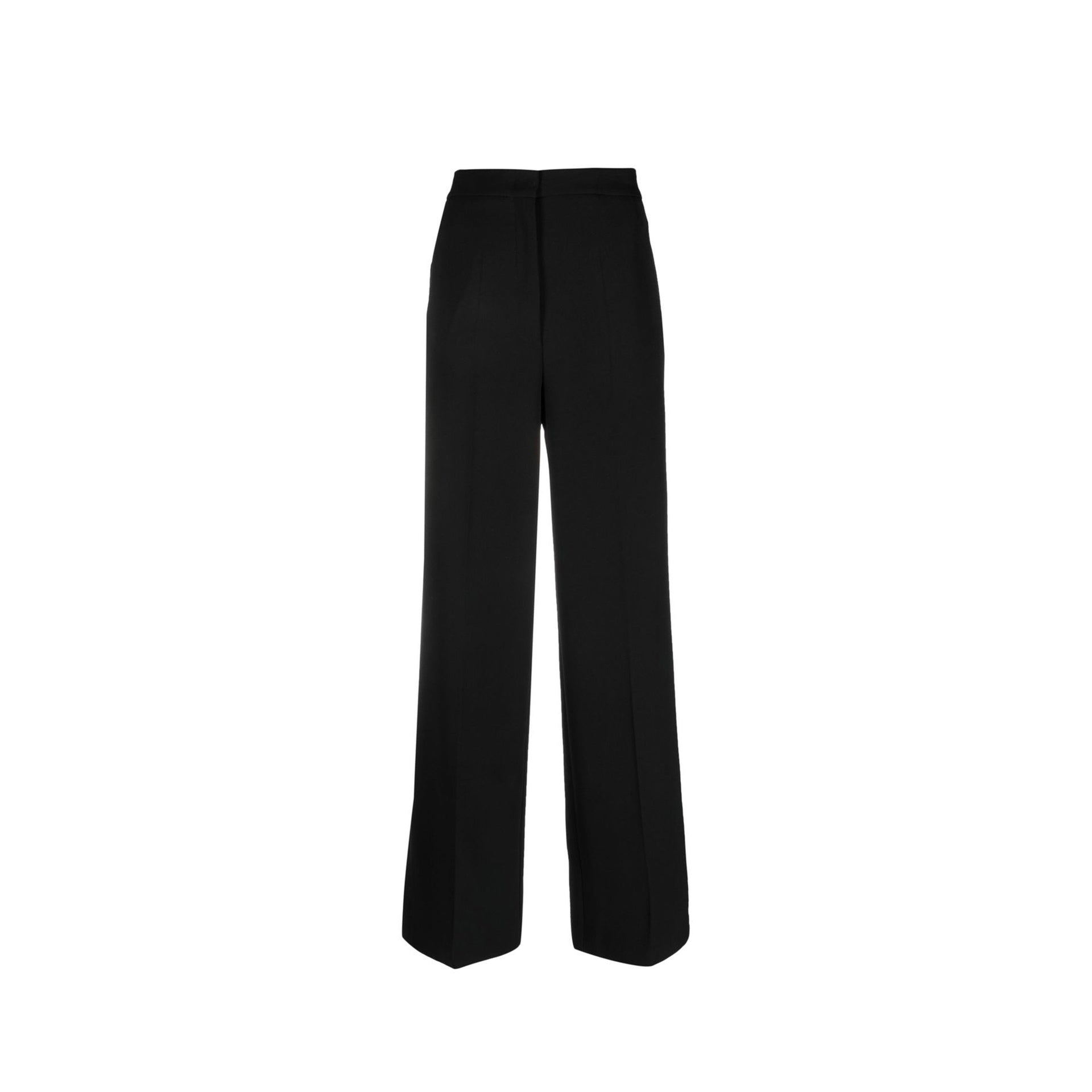 Blanca Vita Palazzo Trousers Black Elastane Polyester