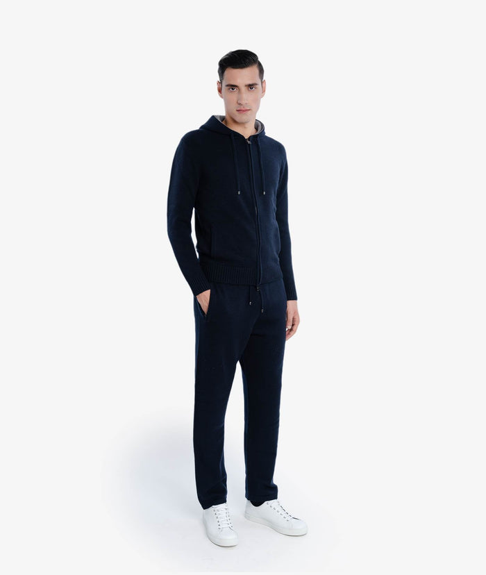 Cashmere Trousers Sasso Fratino Midnightblue Sportswear