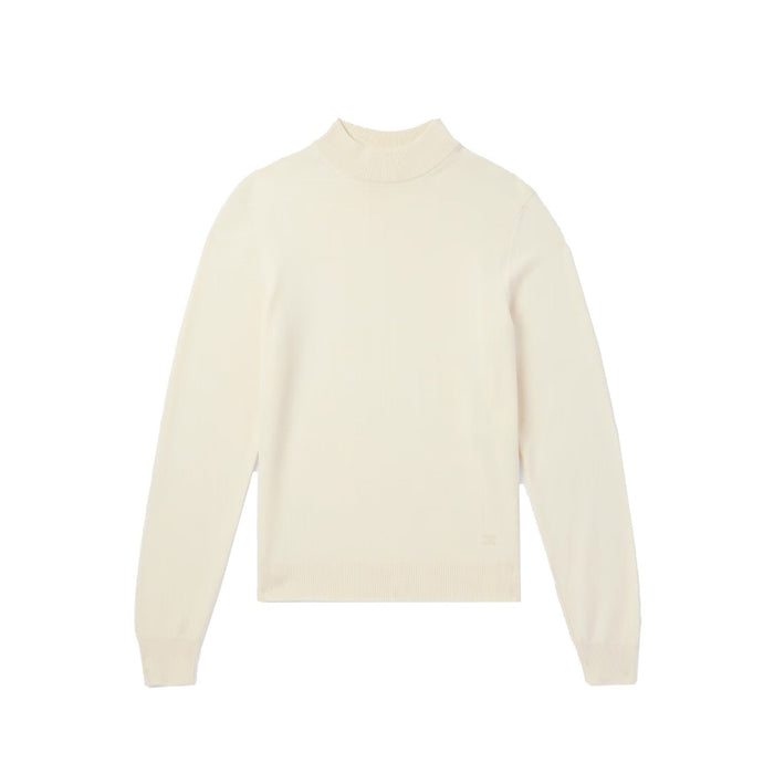 Triomphe Wool Sweater White Elastane Polyamide
