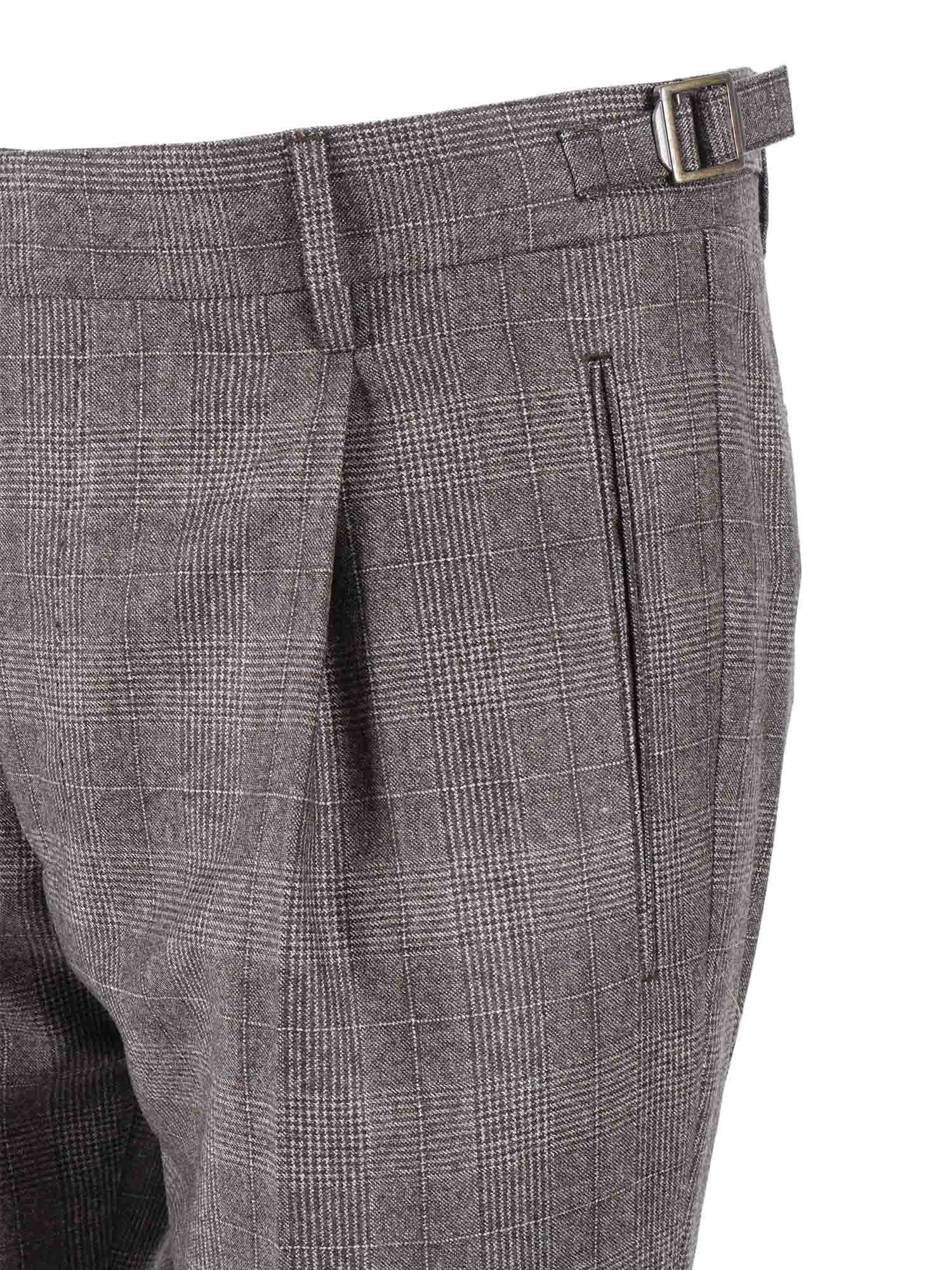 Retrolong Pants Brown Virgin Wool