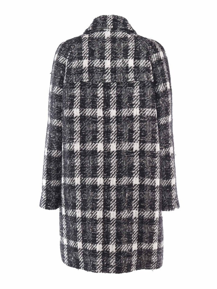 Double Breasted Jacqueline Coat + Hook Black