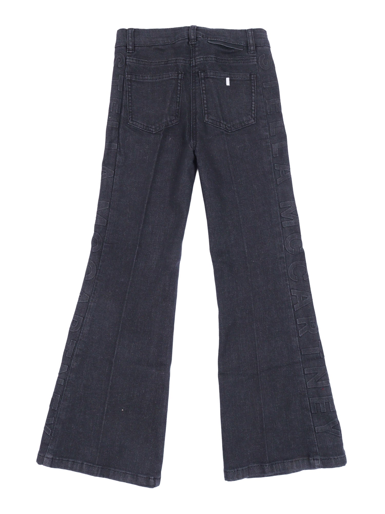 Trousers Black Cotton Elastane