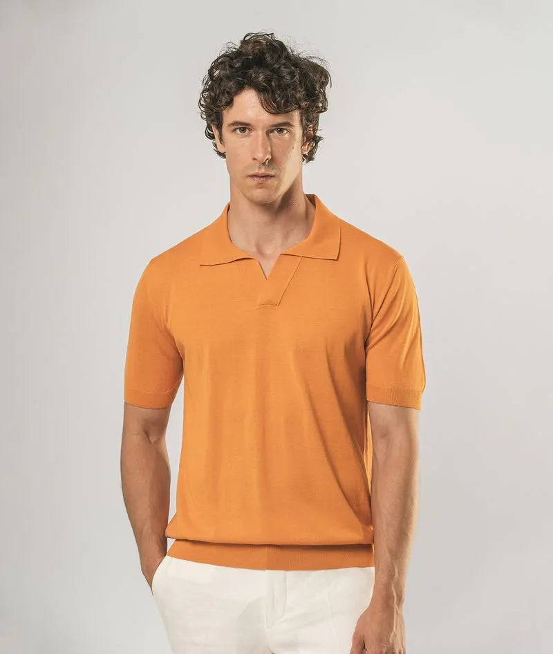 Silk Polo Tulum Ivory Basic Light Kintwear