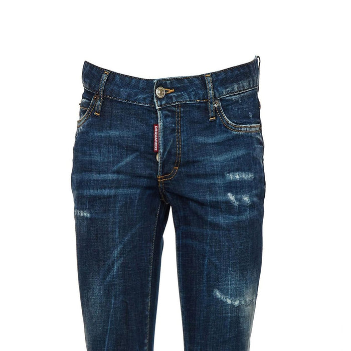 Jennifer Denim Jeans Blue Cotton Elastane