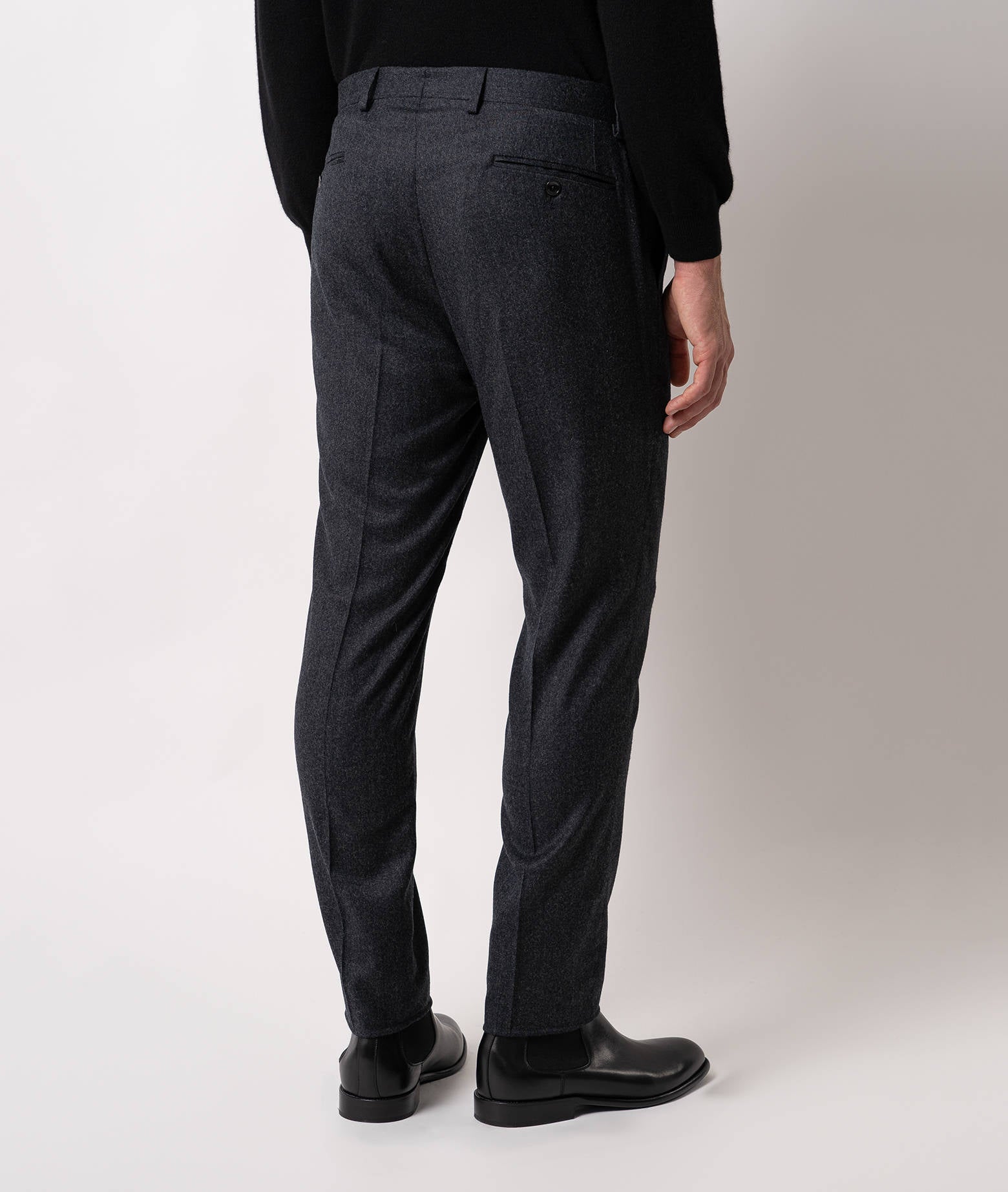Wool Trousers St.moritz Dimgray Sportswear