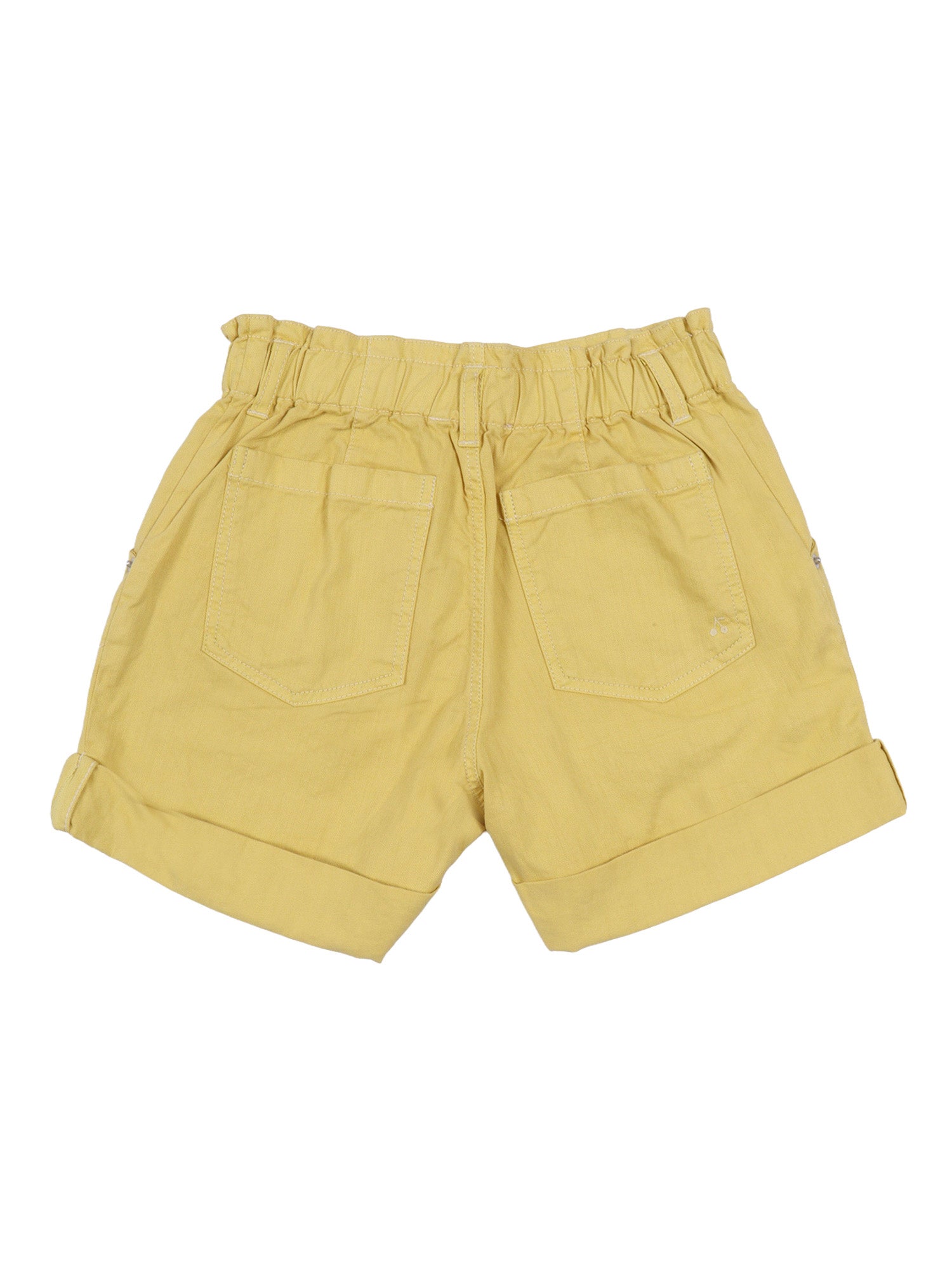 CATHY SHORTS Yellow Organic Cotton