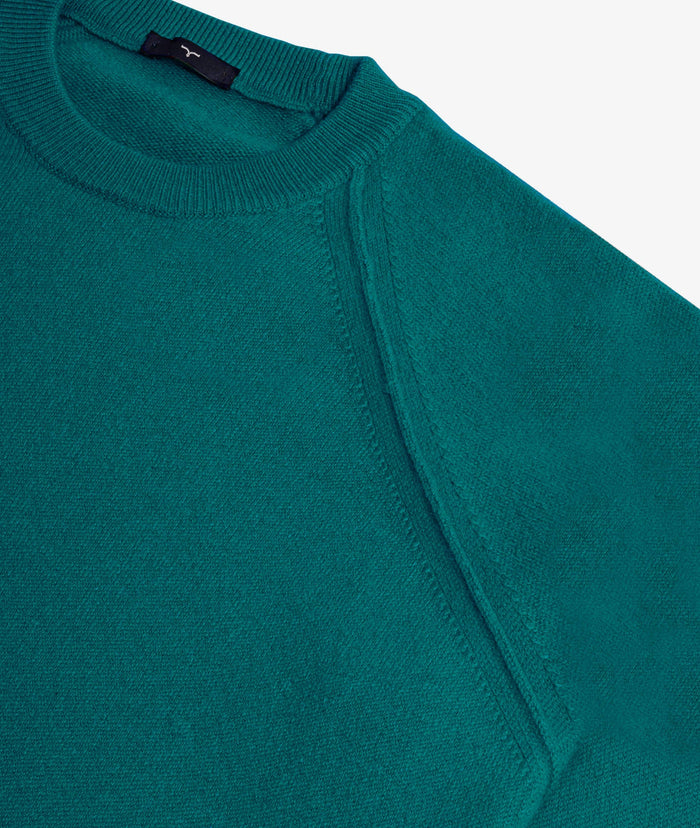 Crewneck Cashmere Sweater Anchorage Firebrick Round Neck