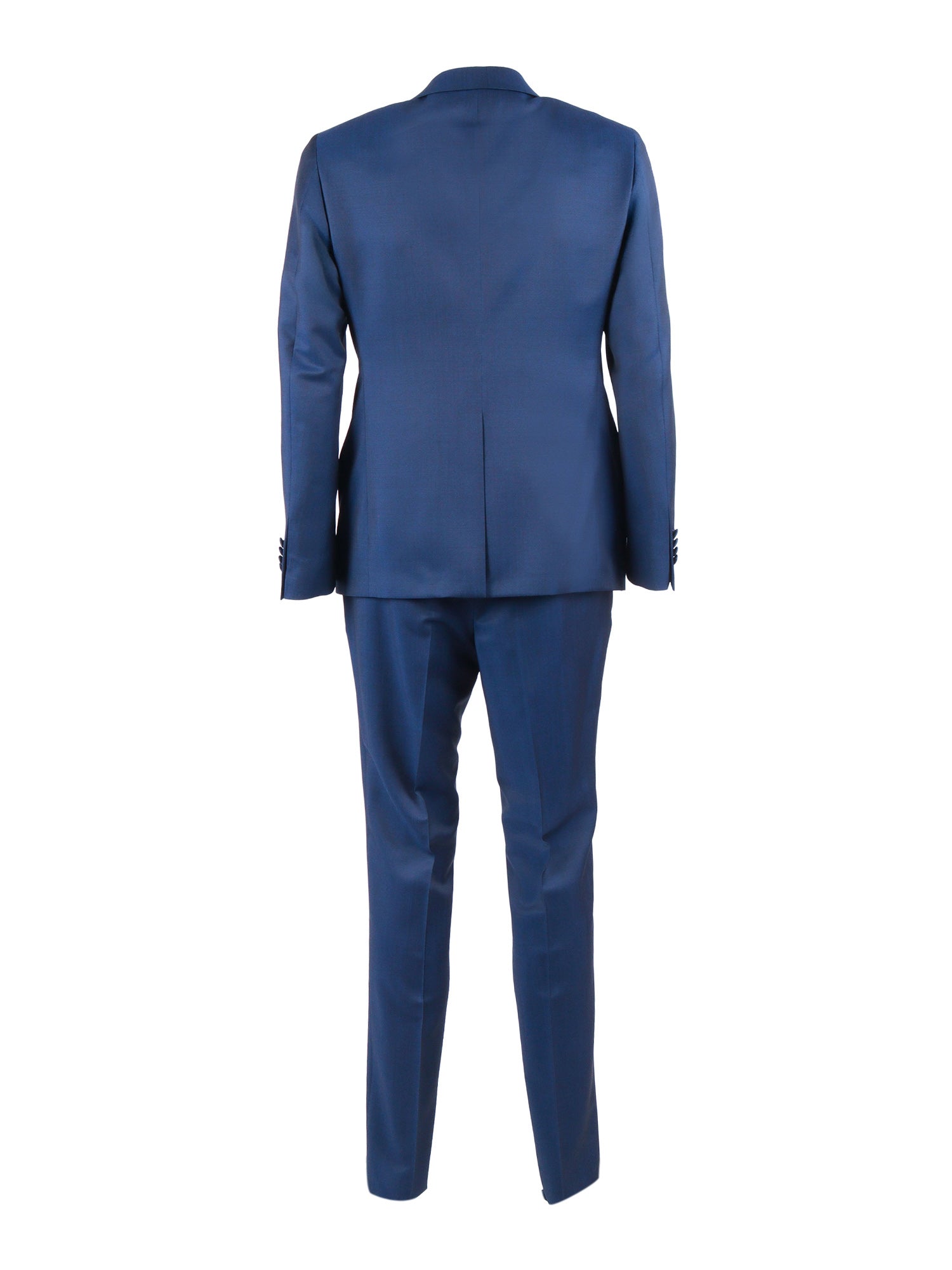Suit Blue Virgin Wool Mohair Dress