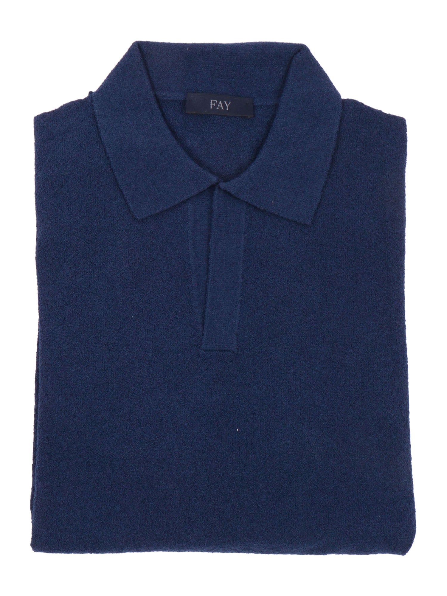 POLO Blue Cotton Polyamide Shirt