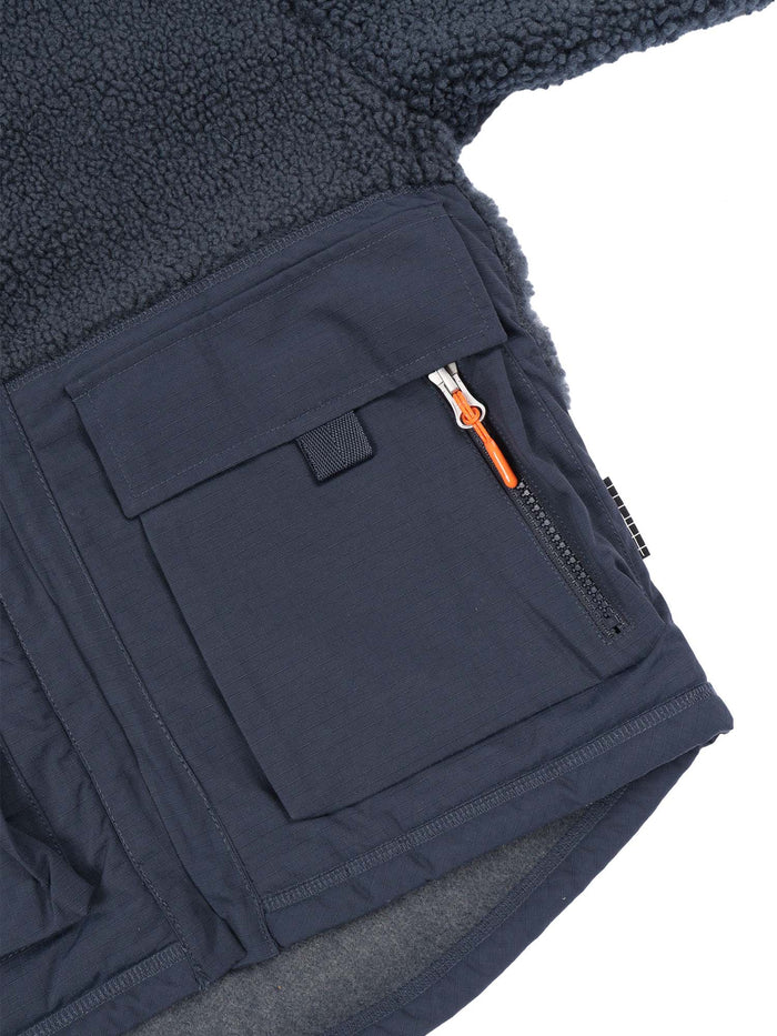 Utha Fleece Jackets Blue Heavy
