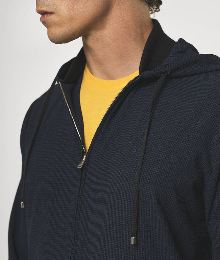 Venice Beach Hoodie Blue Sportswear Jacket (no Padding)