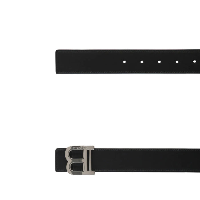 Balmain Leather Belt Black Calf