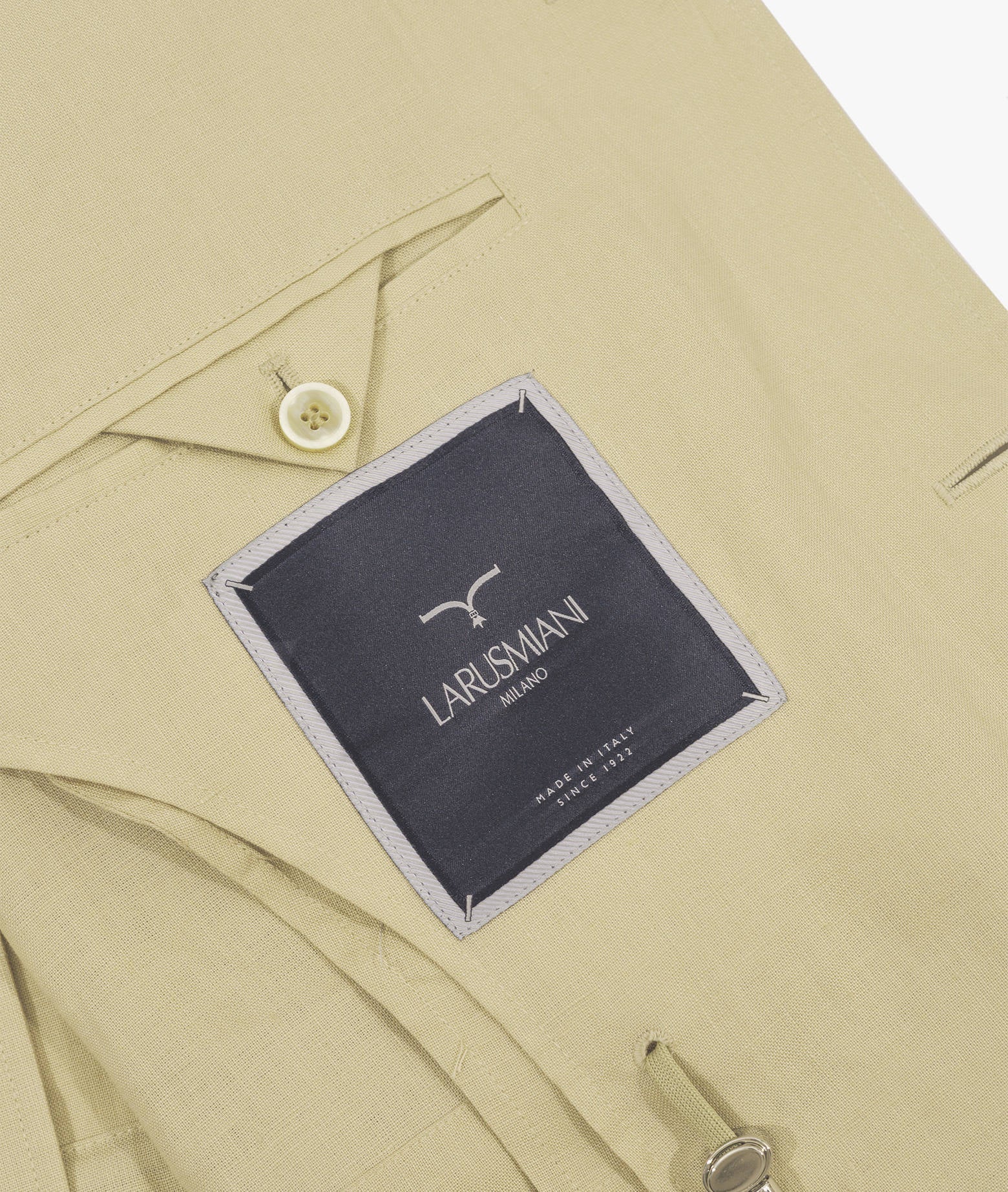 Havana Linen Safari Jacket Blue Saharian
