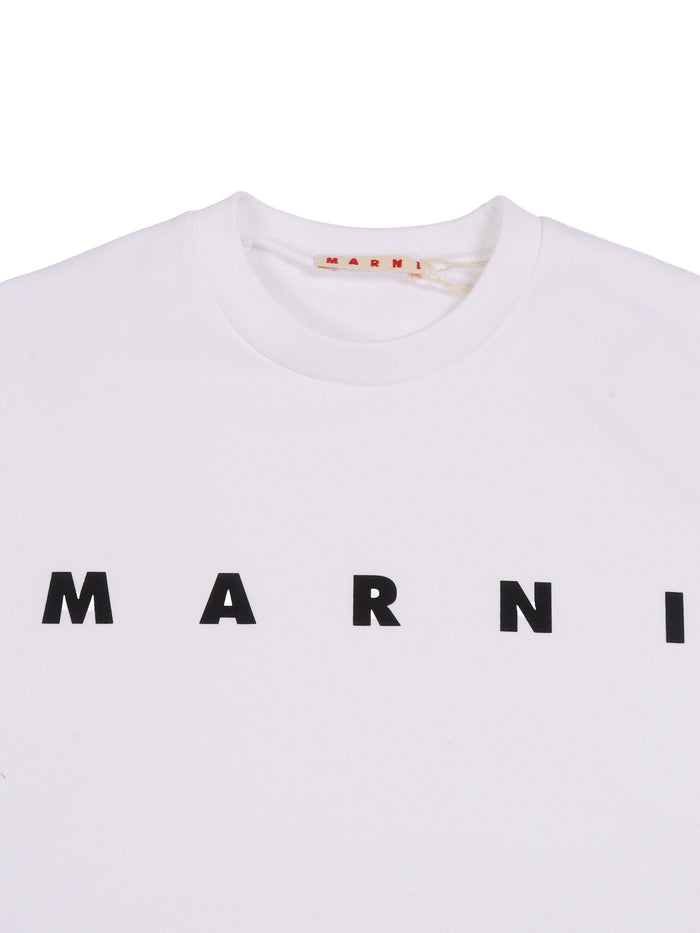 Sweaters White Cotton Crewneck