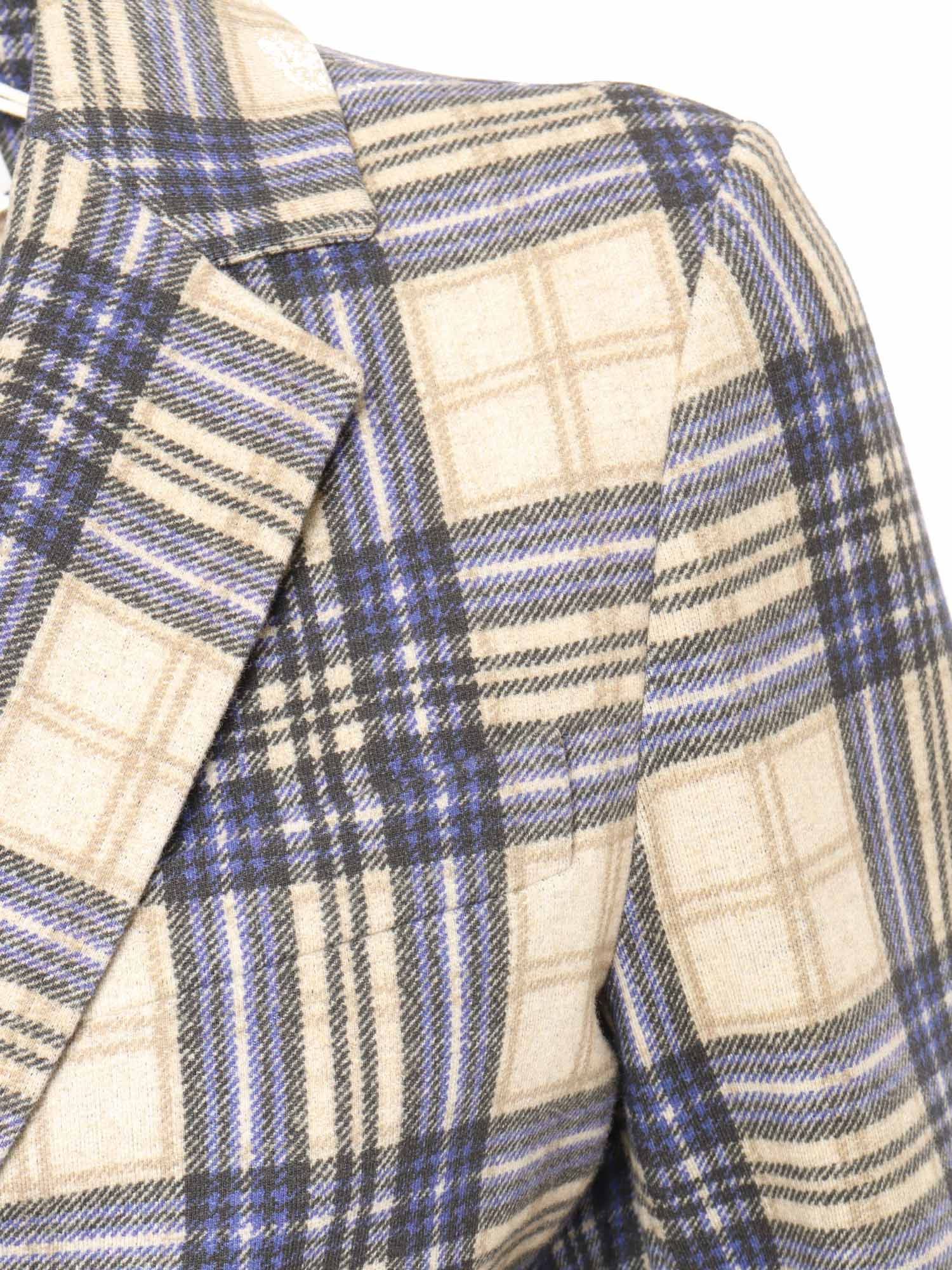 Sweat Jacket Blue Cotton Elastane