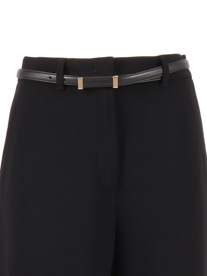 Trousers Black Triacetate Polyester