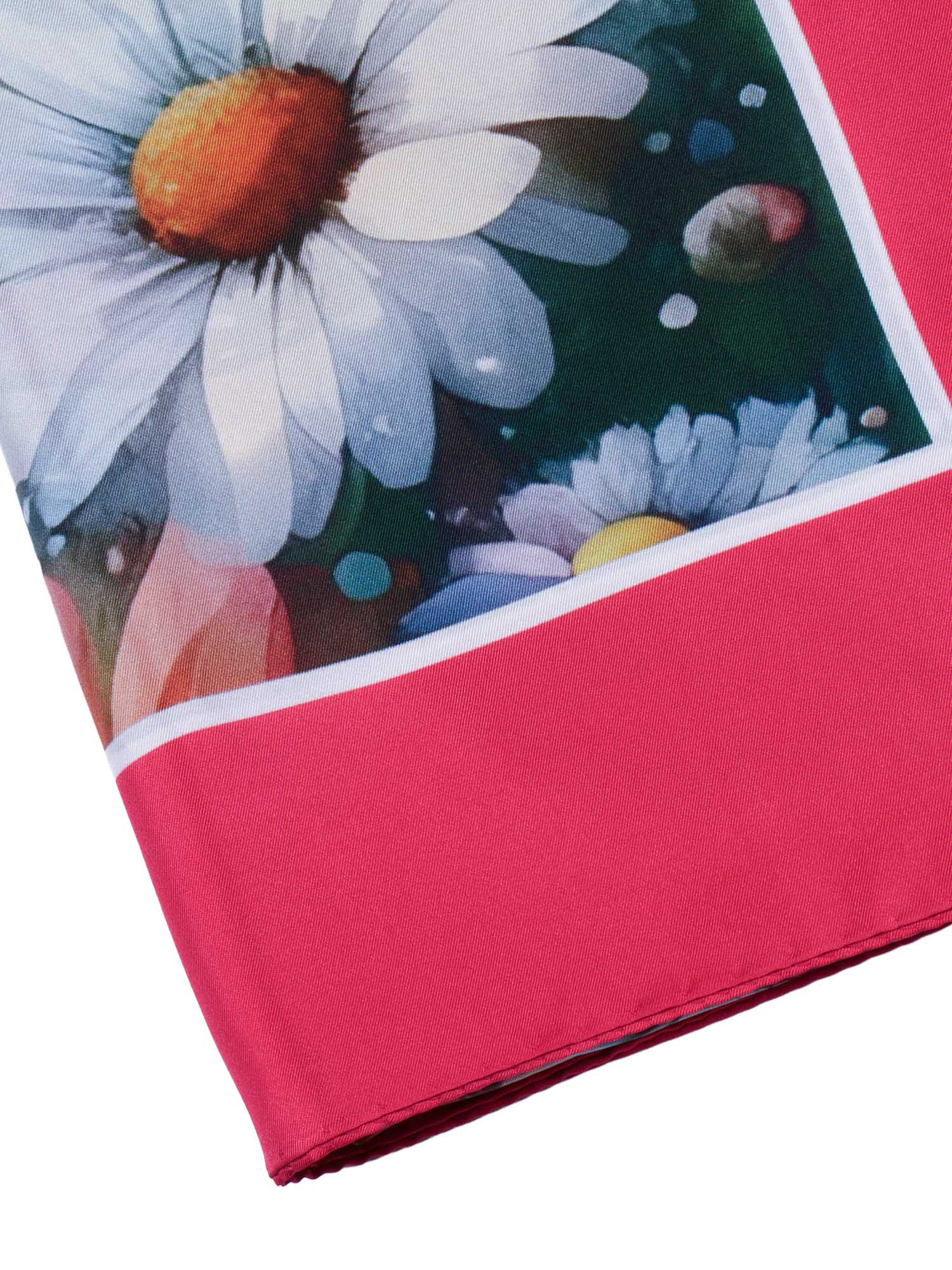 Oceano Stole Pink Silk Scarf
