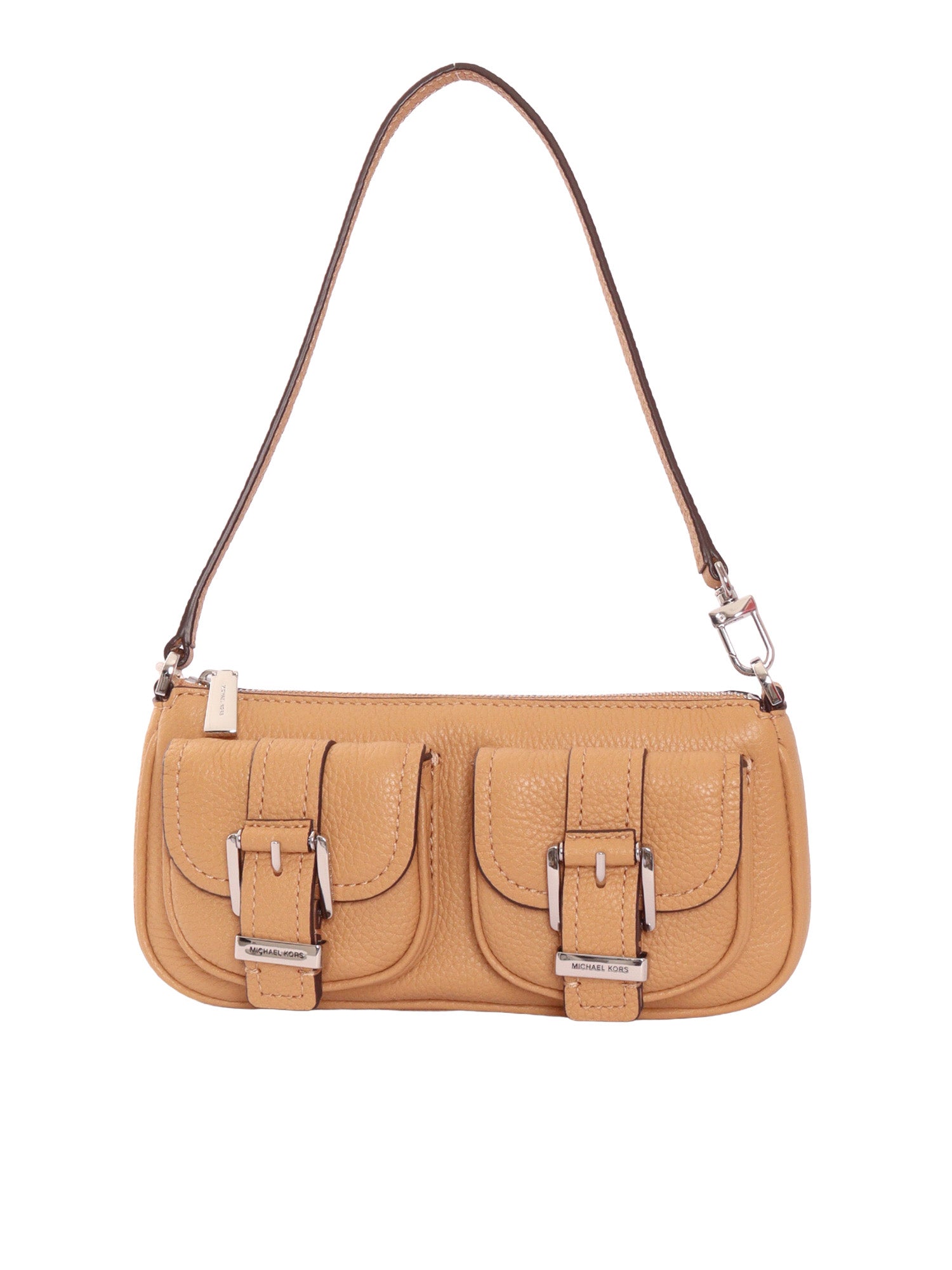 SM CONV POUCHETTE Beige Cow Leather Handbag