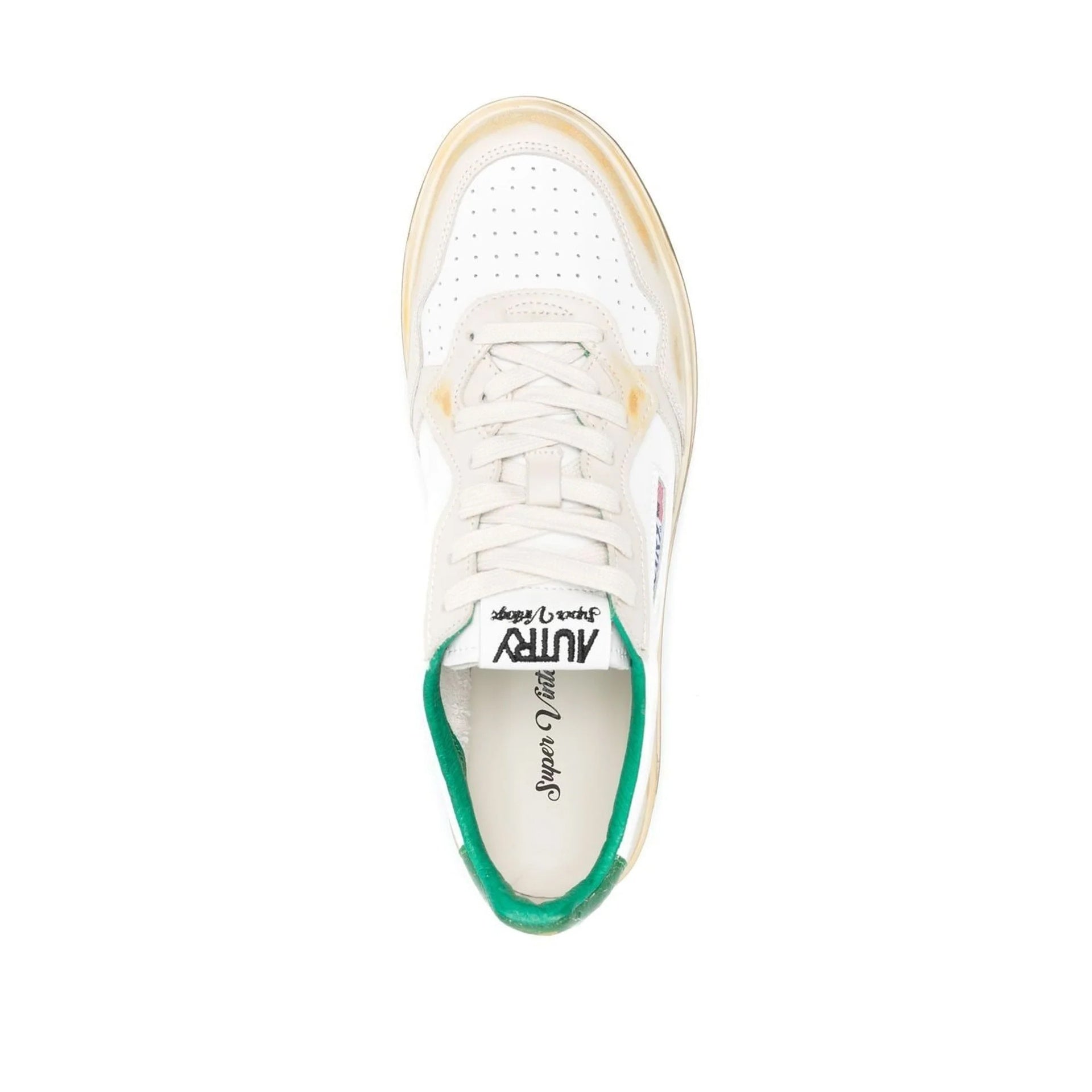 Autry Super Vintage Low Sneakers White Leather