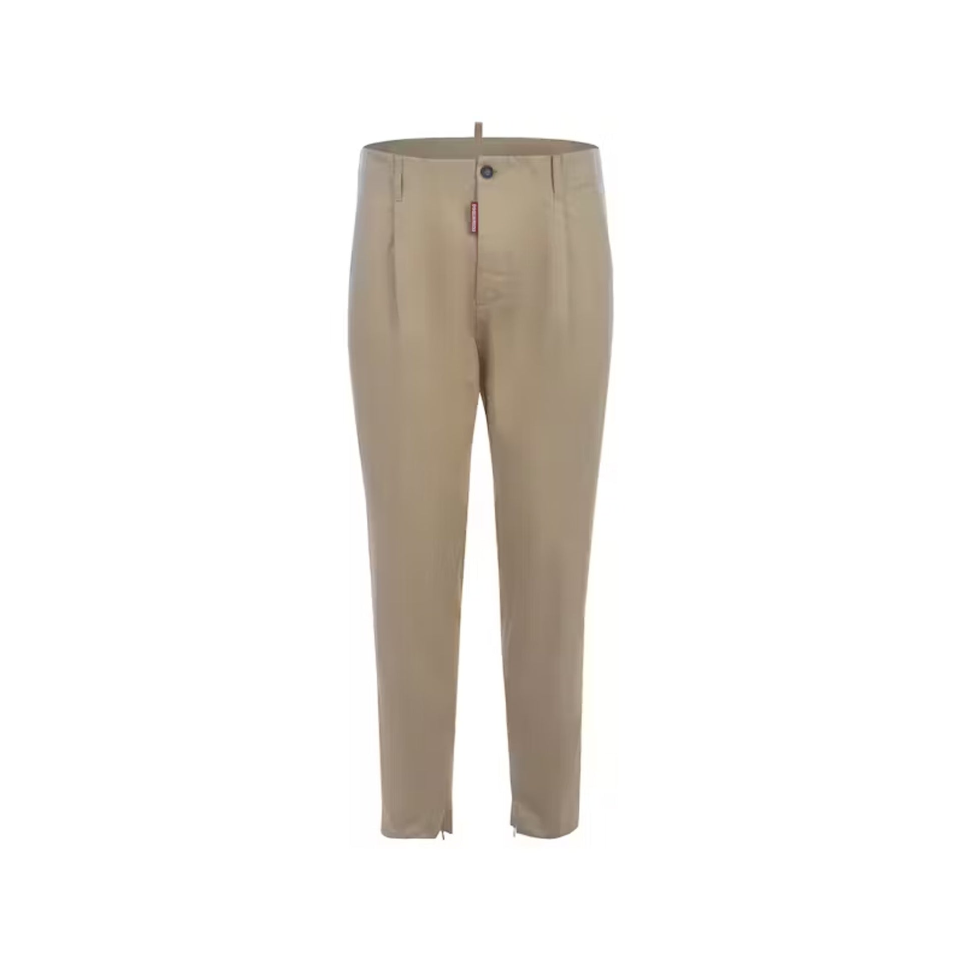Cotton Trousers Beige
