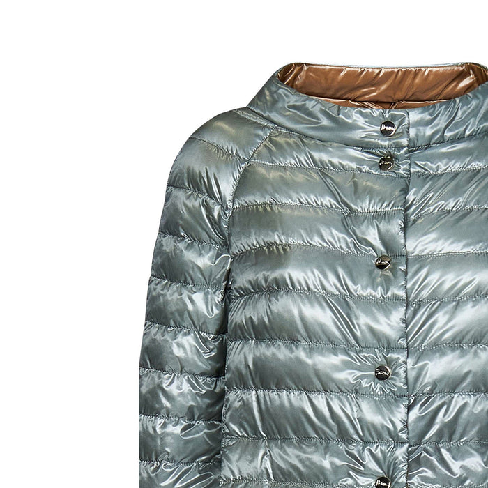 Herno Reversible Ultralight Down Jacket Blue Polyamide