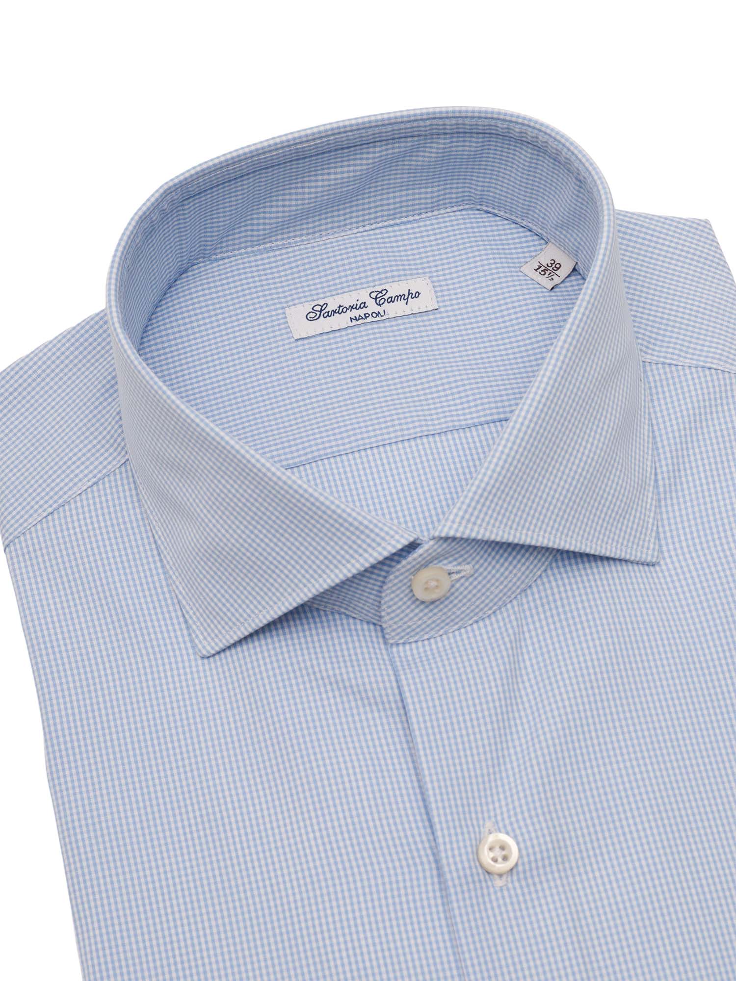 Mens Shirt Light Blue Cotton
