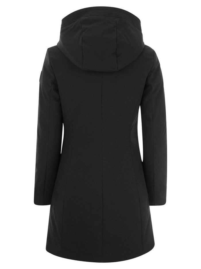 Firth Down Parka Black Poliester Jacket