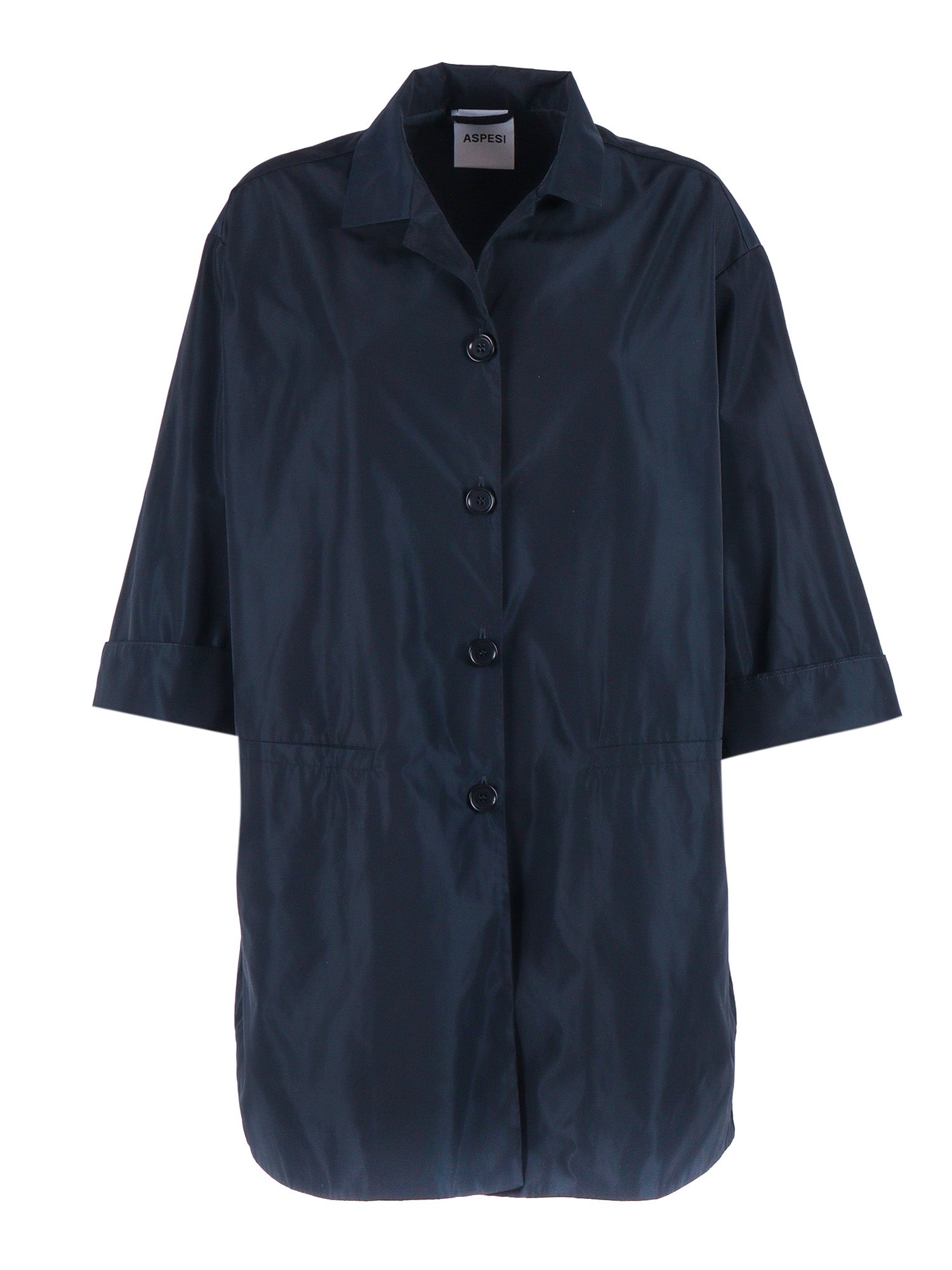COAT Blue Polyester Raincoat