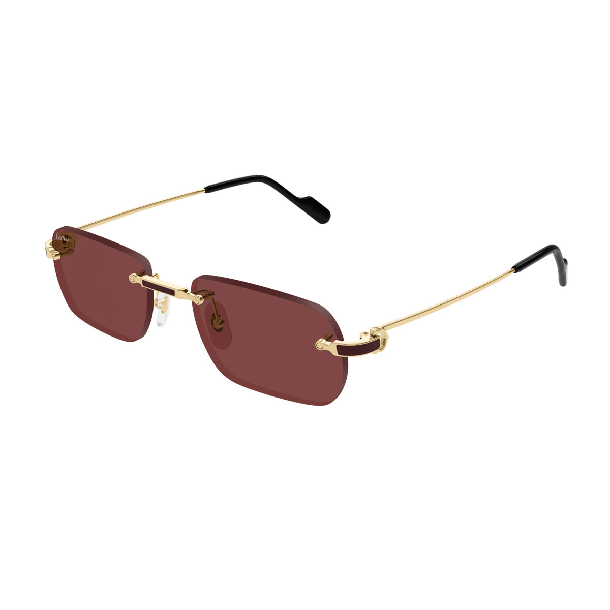 Cartier CT0498S Première de 002 Gold Red Oro Metal Occhiali Da Sole