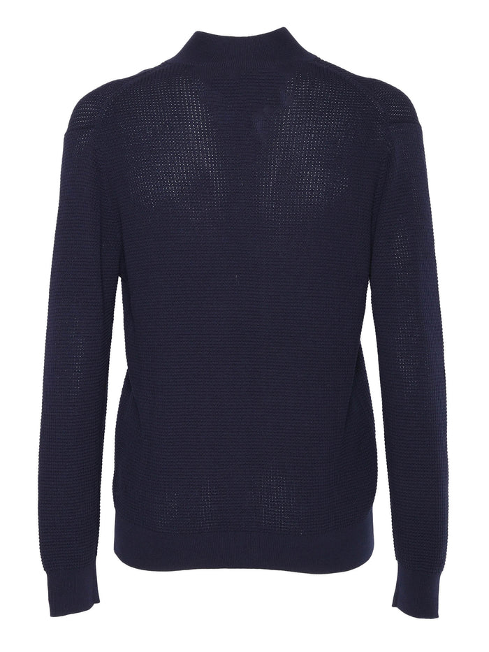CARDIGAN Blue Cotton