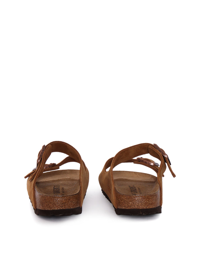 Arizona mink, Suede Leather Brown Sole In Eva Sandal
