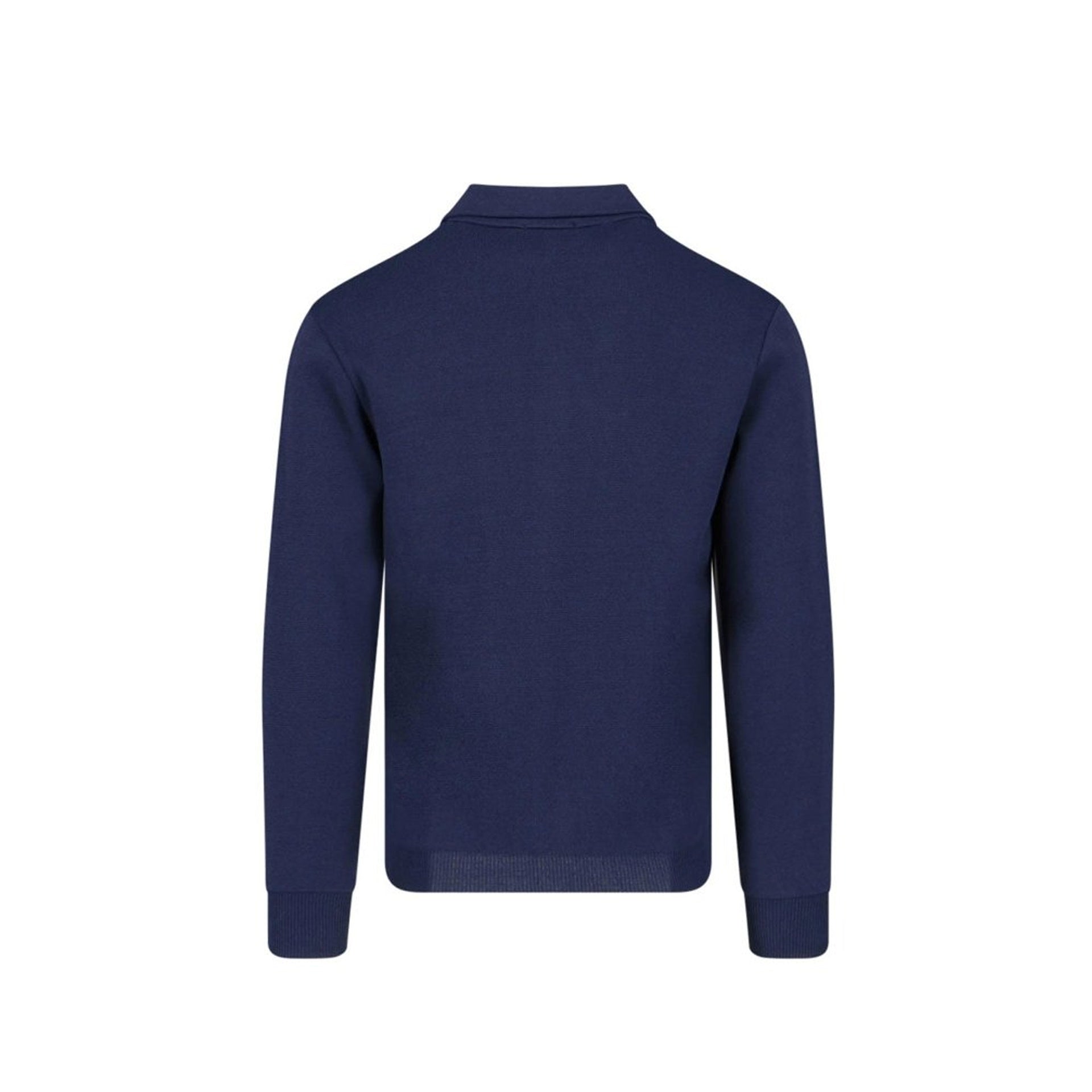 Autry Side Stripe Cardigan Blue Nylon Viscose