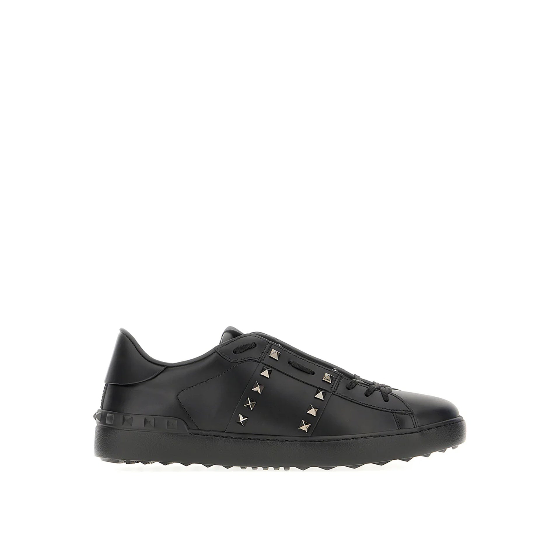 Garavani Rockstud Untitled Sneakers Black Leather