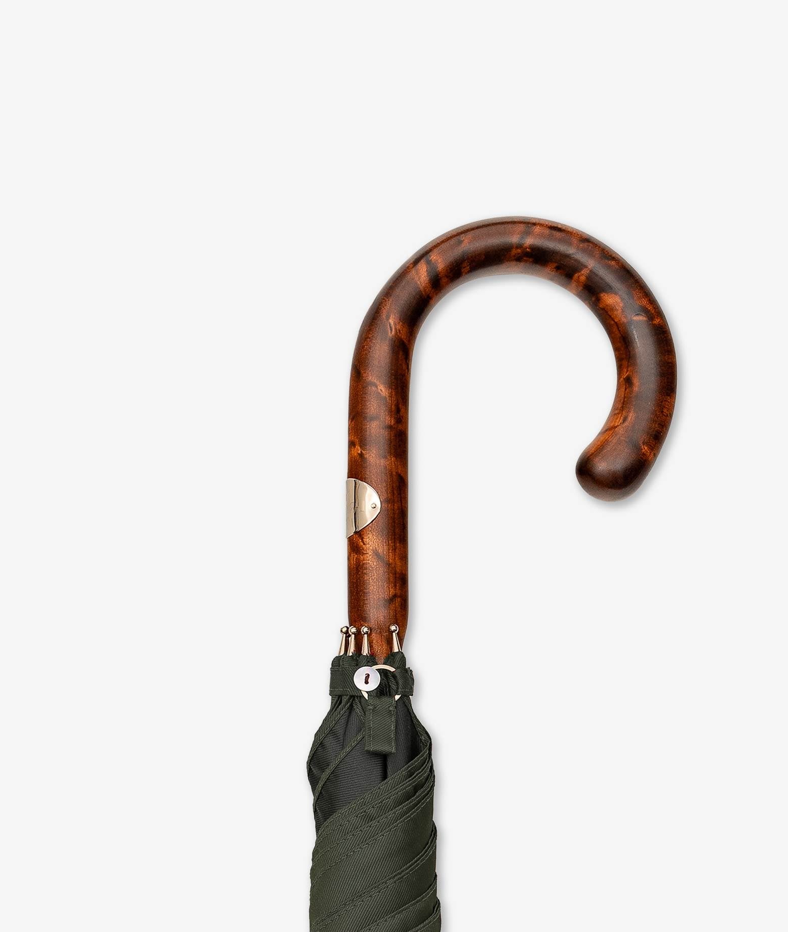 Umbrella Travel Olive Maple Handle