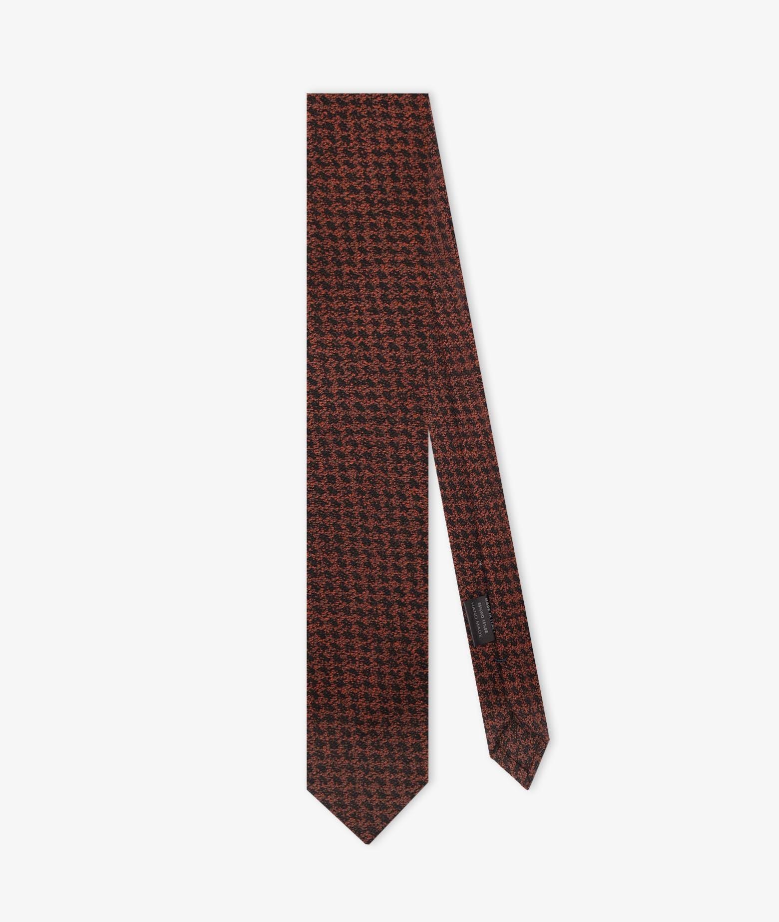 Wool Tie Porta Nuova Blue Knitted