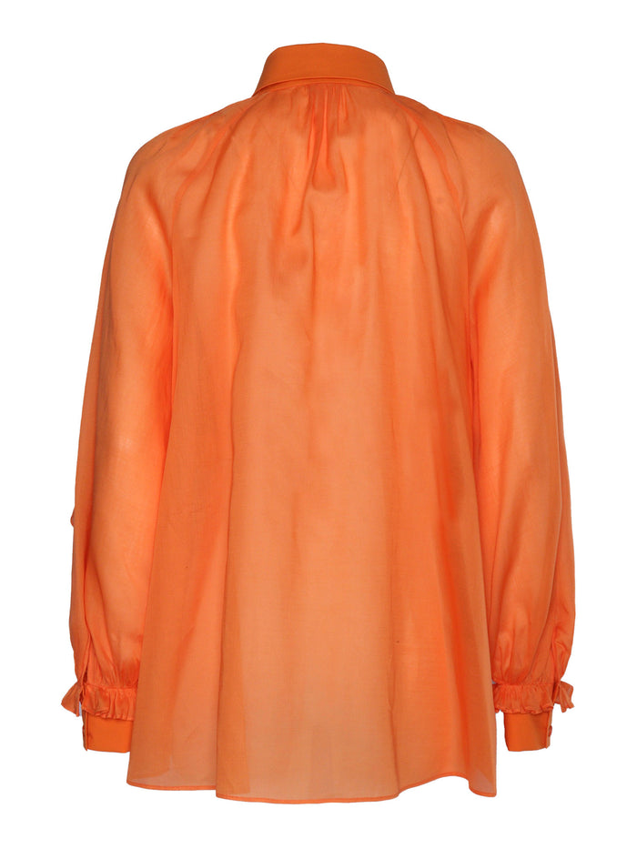 Orange shirt Cotton