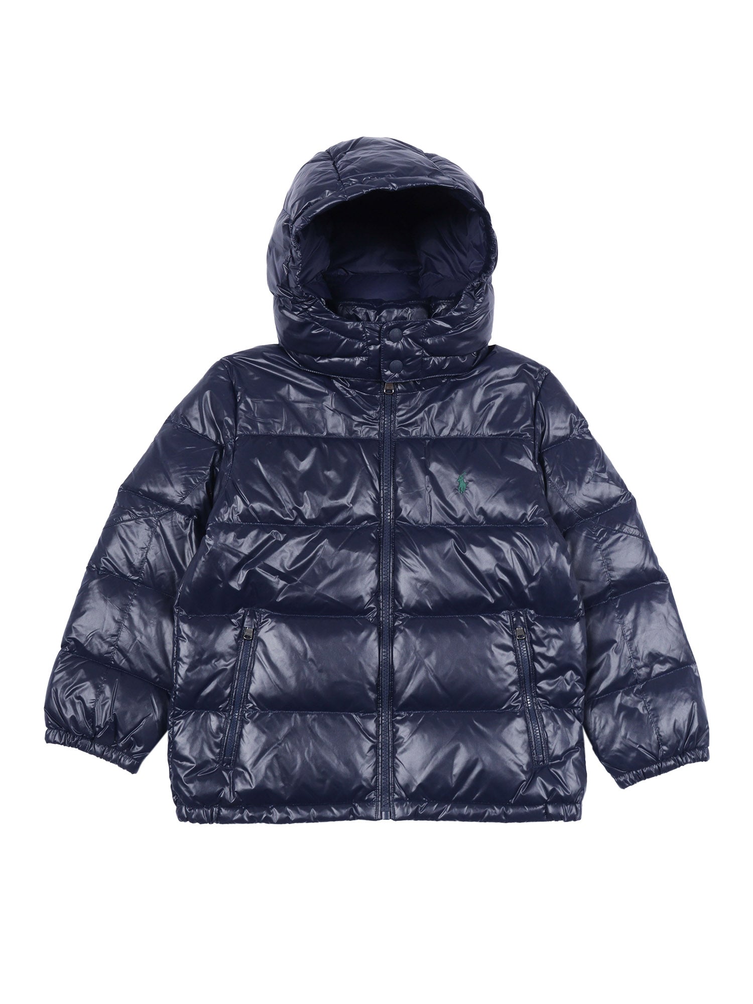Woven-Bomber-Jacket Blue Recycled Nylon Bomber Jacket