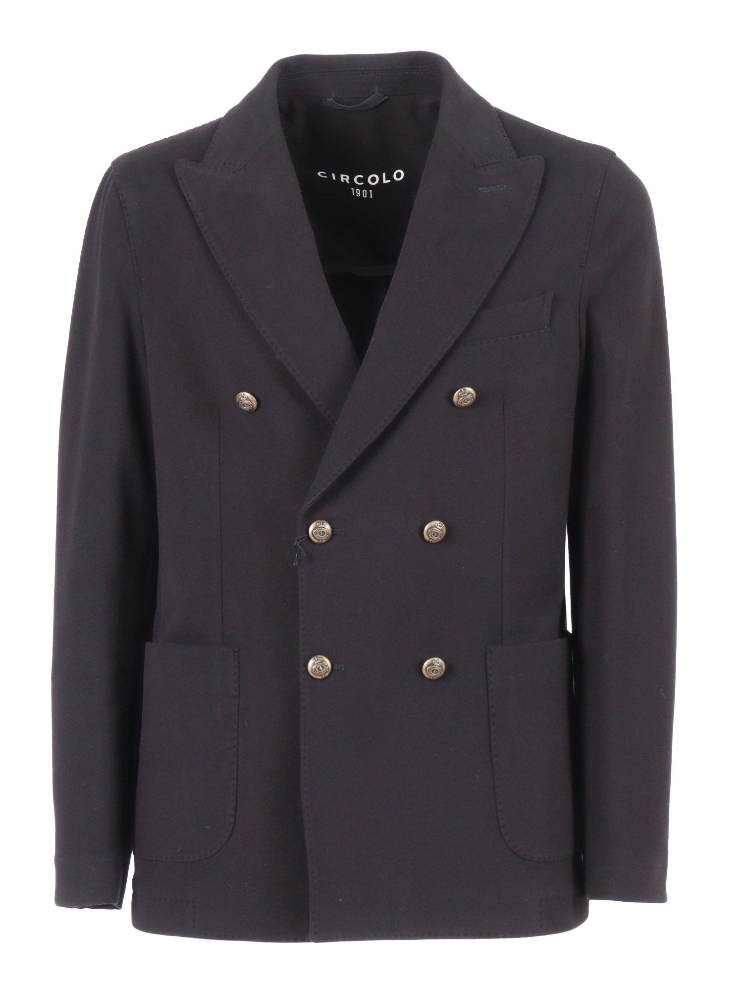Double Breasted L.f. Black Jacket