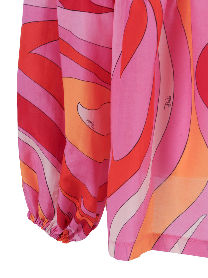 SHIRT Pink Cotton Elastane