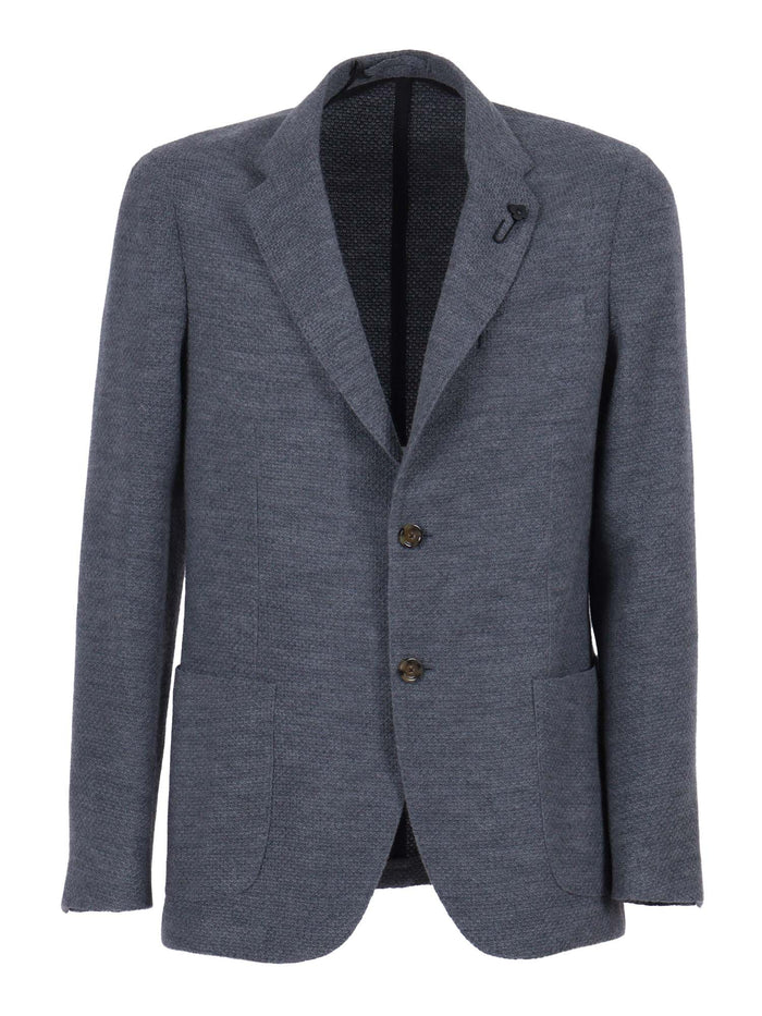 Liknit Jacket Wool Interior Polyester Single Breasted