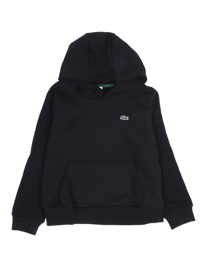 Lcb French Terry Hoodie Black Cotton Polyester Sweatshirt