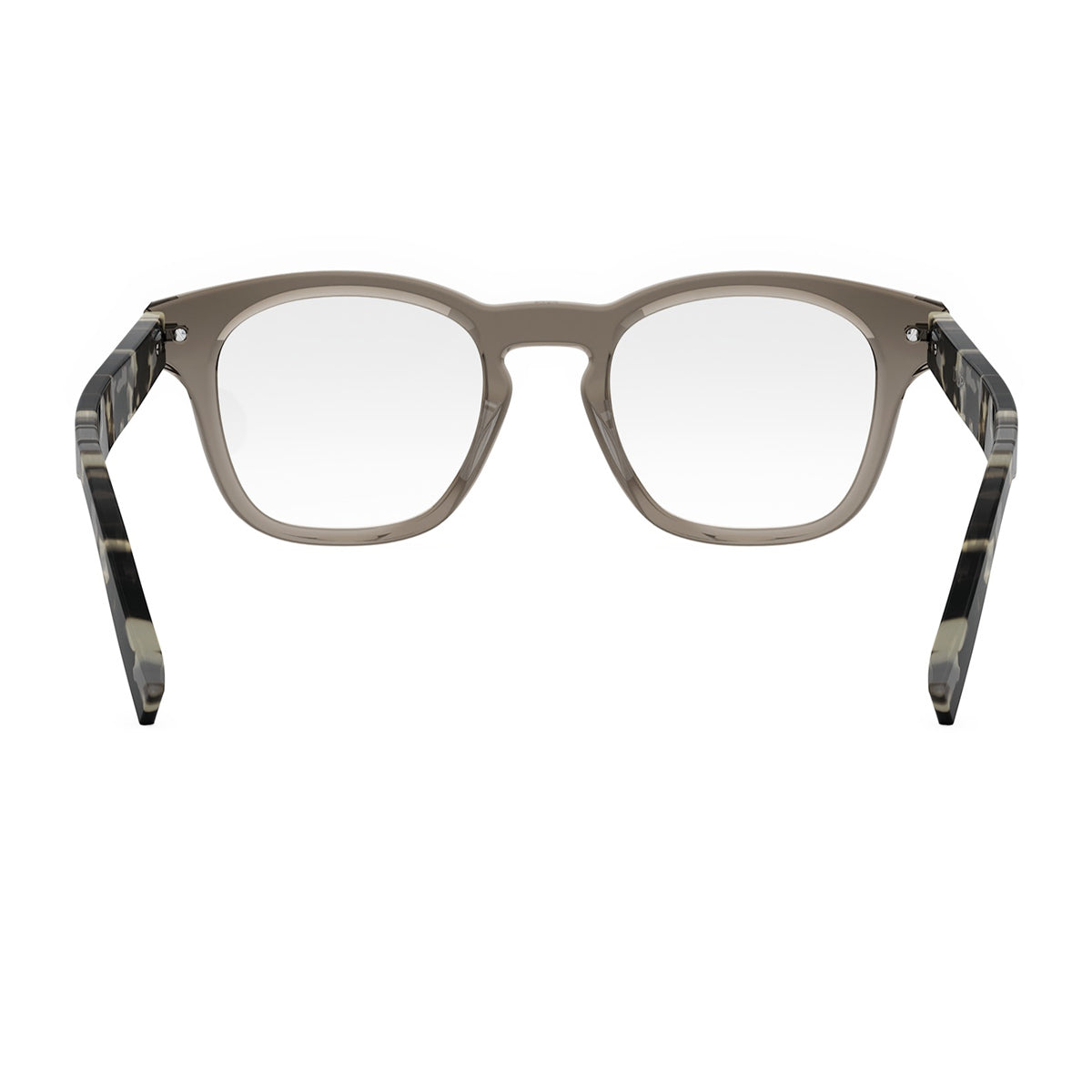 DiorBlackSuitO S21I 6400 Transparent Khaki Beige Acetate Occhiali Da Vista