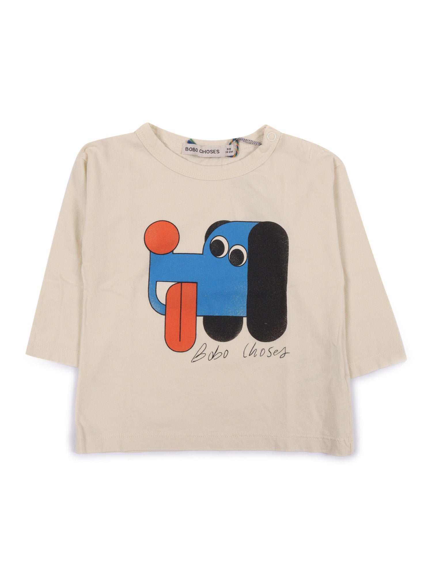 Doggy Mate T-Shirt White Organic Cotton Long Sleeves