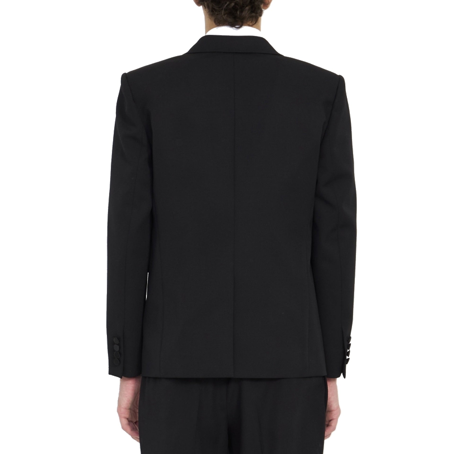Grain De Poudre Smoking Jacket Black Wool