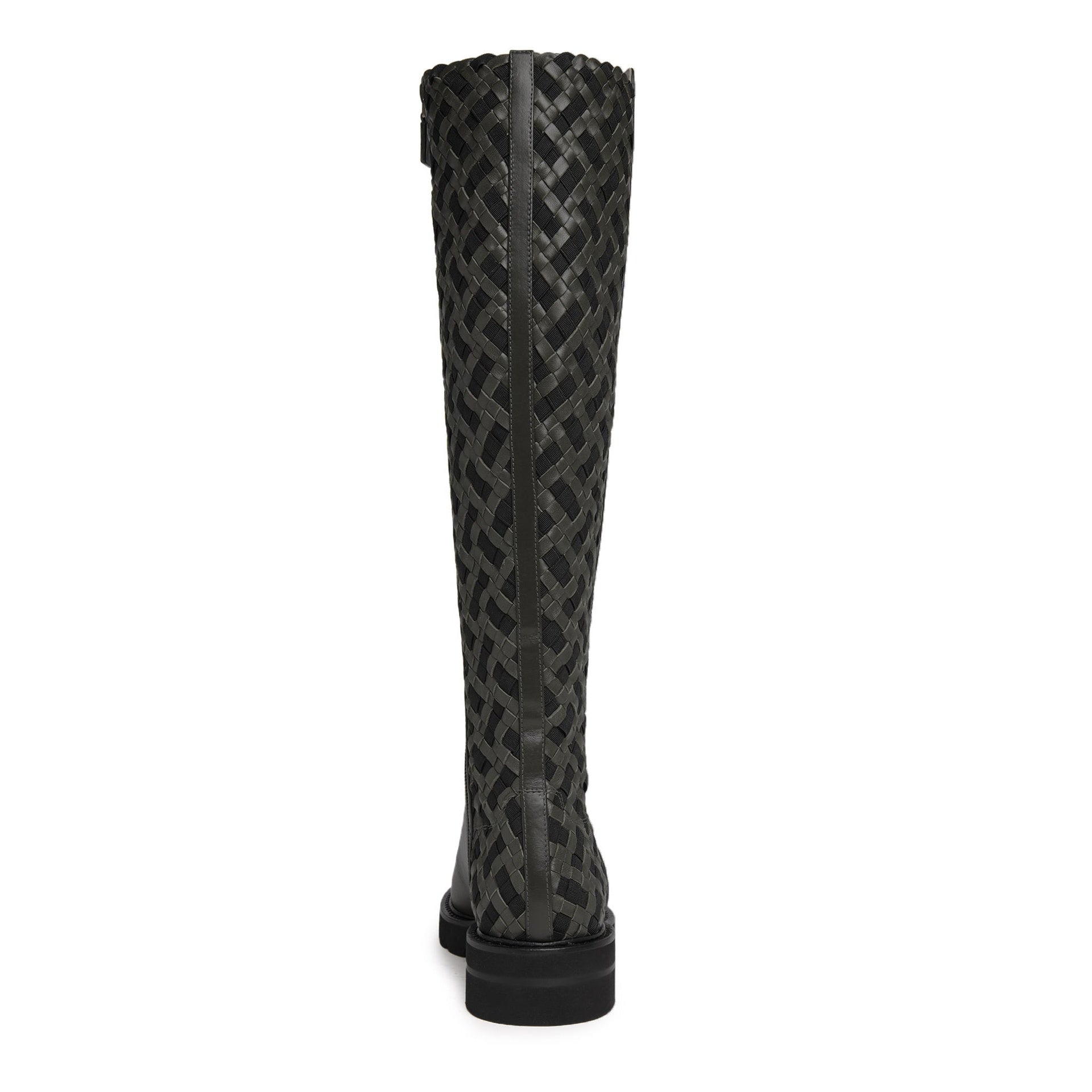 Wicka Lift Boots Black Leather