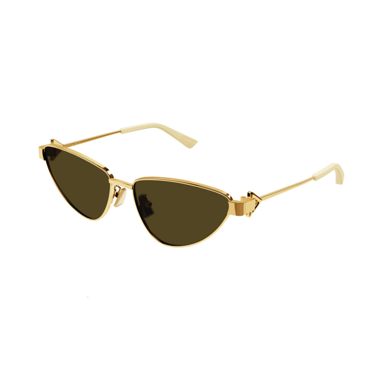 BV1186S 002 gold brown Oro Metal Occhiali Sole