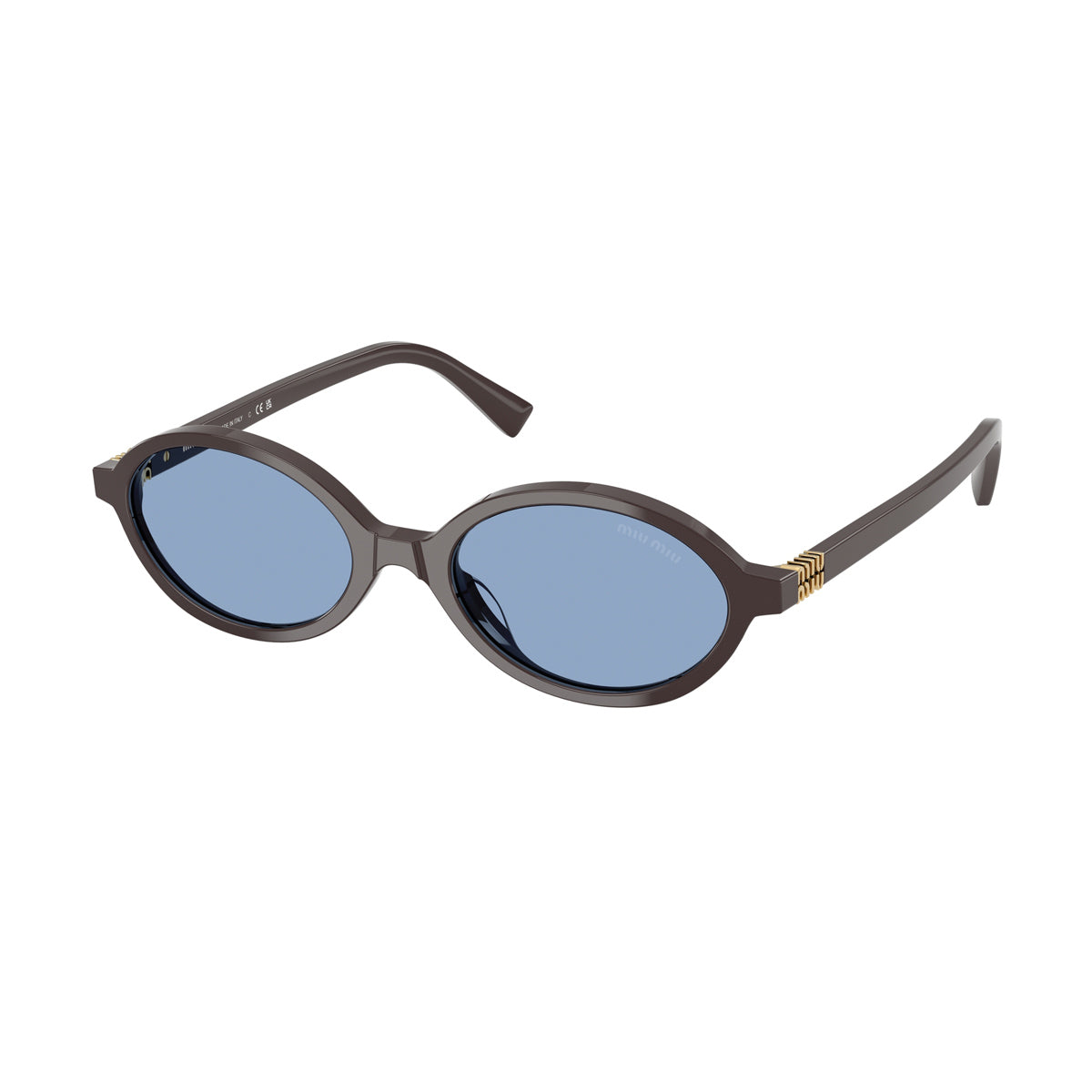 MiuMiu 0MU 04ZS Miu Regard 22C60O Marrone Moka Acetate Occhiali Da Sole